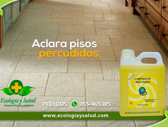 Limpiador y aclarante ecológico de pisos