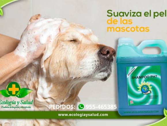 Shampoo PH7 ecológico para baños de mascotas