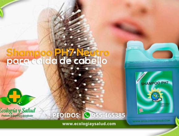 Shampoo PH7 ecológico para caida de cabello