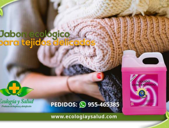 Jabon ecologico para tejidos delicados