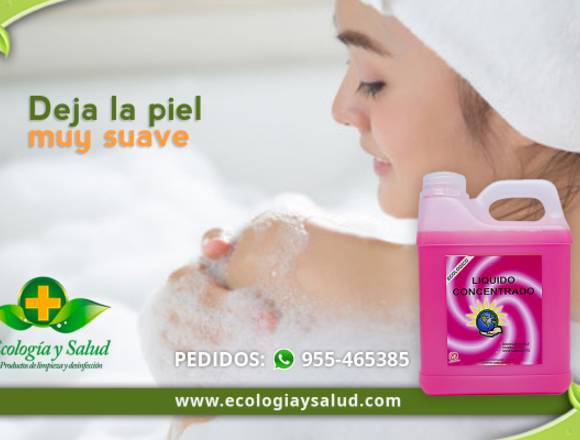 Jabon ecologico suave para la piel