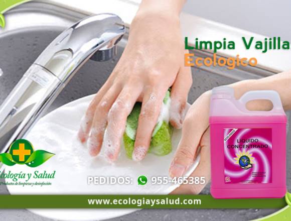 Limpiador ecologico de vajillas