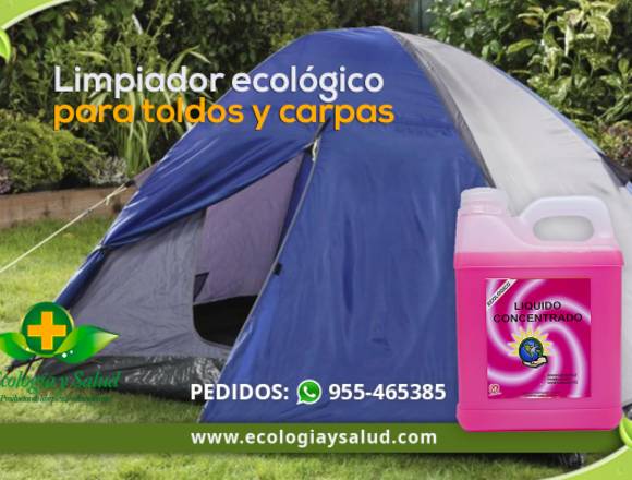 Limpiador ecologico para camping