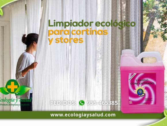 Limpiador ecologico de cortinas