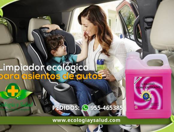 Limpiador ecologico de asientos de auto