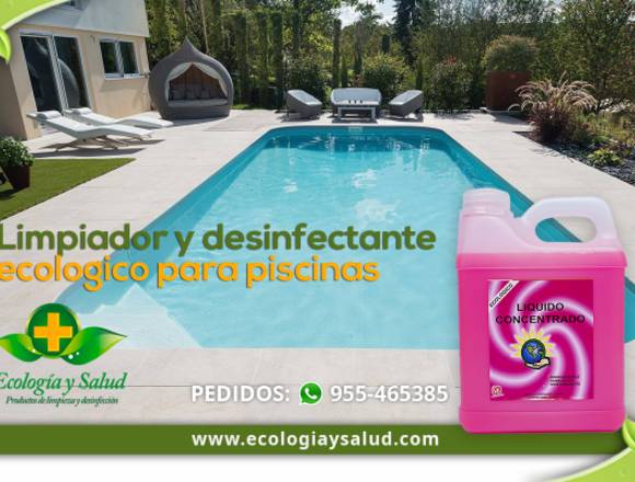 Limpiador y desinfectante ecologico para piscina