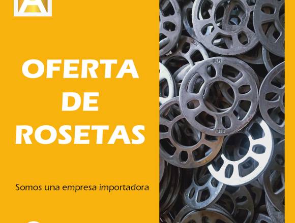 oferta de rosetas galvanizadas