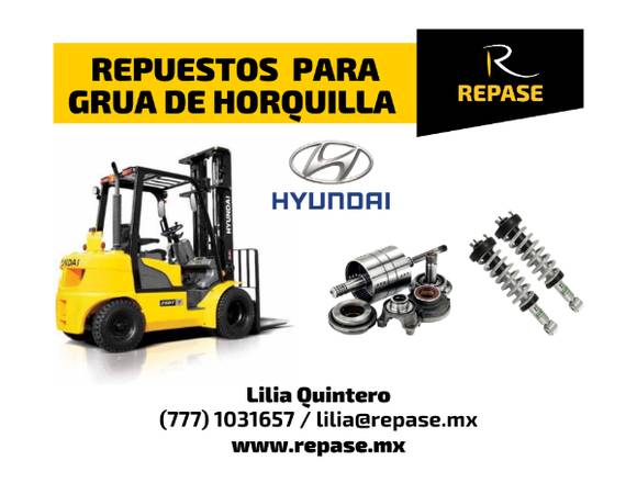 REPUESTOS PARA GRUAS DE HORQUILLAS HYUNDAI