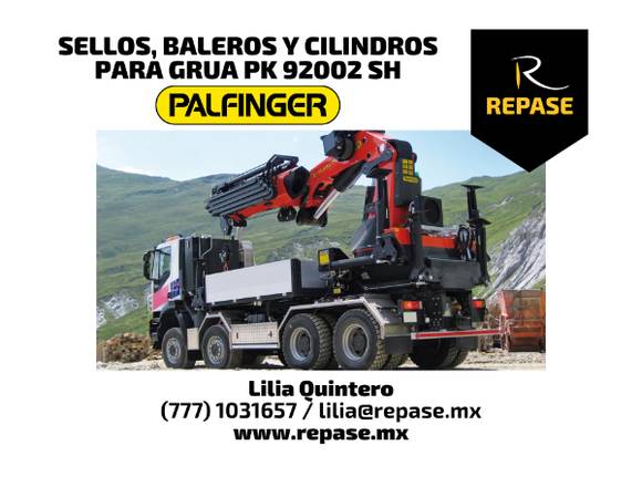 SELLOS Y BALEROS PARA GRUAS PK 92002 SH PALFINGER