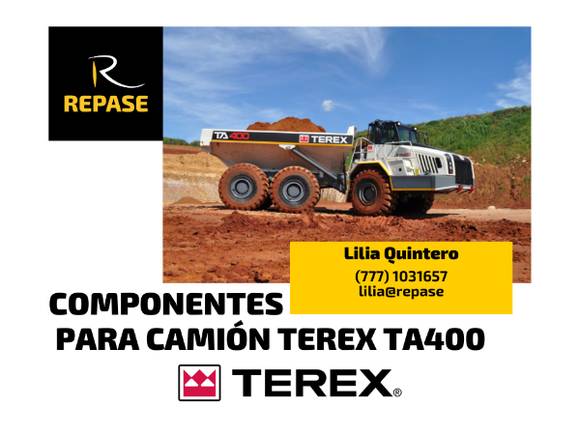 COMPONENTES PARA CAMIÒN TEREX TA400