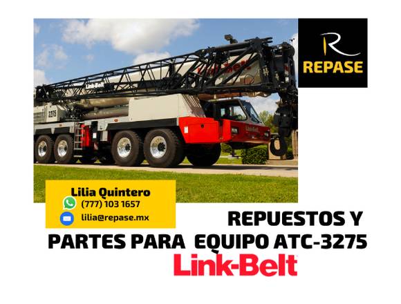 PARTES Y REPUESTOS PARA EQUIPO ATC-3275 LINK-BELT