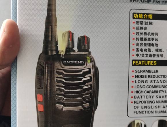 Par de Radios de dos vías Walkie talkie 