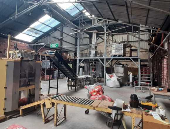 SE VENDE FABRICA COMPLETA DE JABON EN POLVO