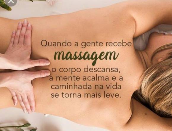 Massagem relaxante/terapêutica