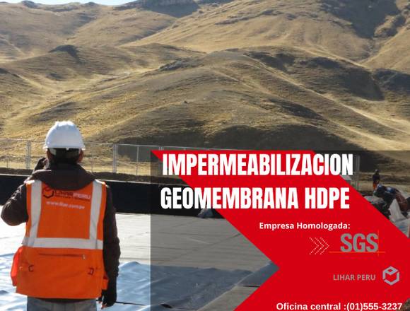 VENTA E INSTALACIÓN GEOMEMBRANAS, ASESORÍA GRATIS