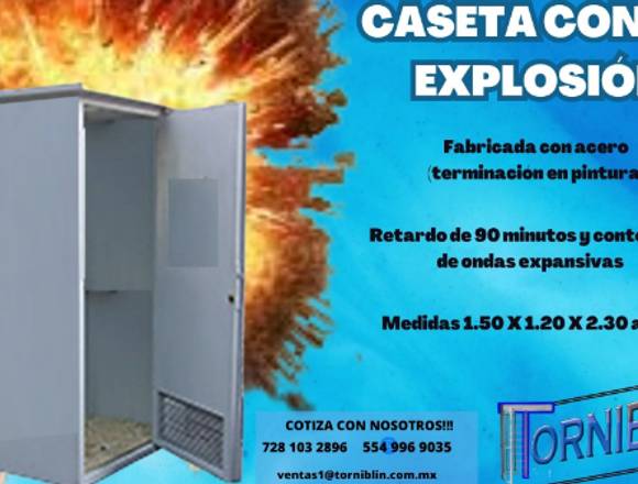 CASETA CONTRA EXPLOSIÓN 