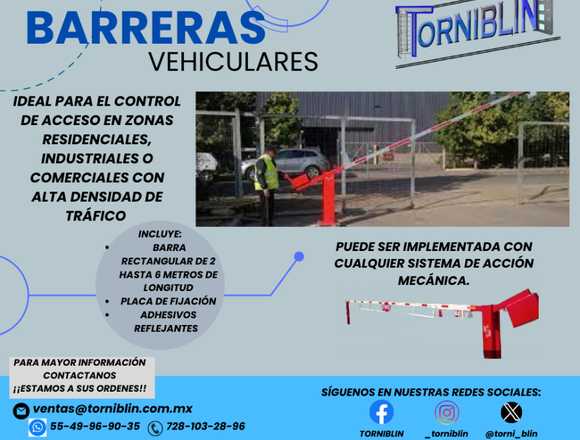 BARRERA VEHICULAR MECÁNICA