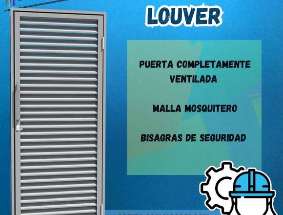 PUERTA TIPO LOUVER   