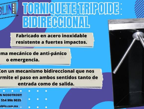 TORNIQUETE TRIPOIDE BIDIRECCIONAL 