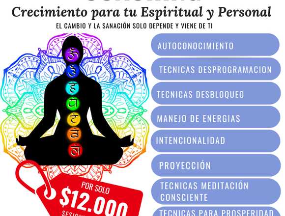 Coaching para trabajar depresión, espiritualidad