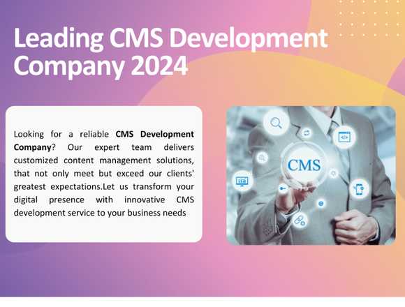 Expert CMS Development Company Services