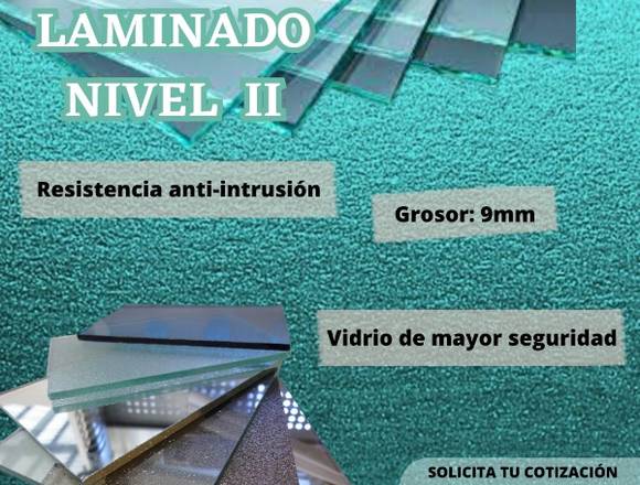 VIDRIO LAMINADO NIVEL II