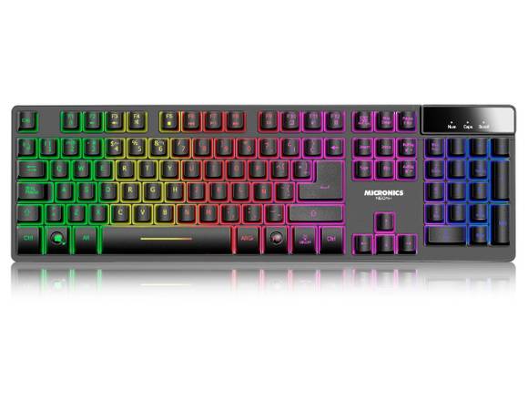 TECLADO GAMER NEON+ LUCES