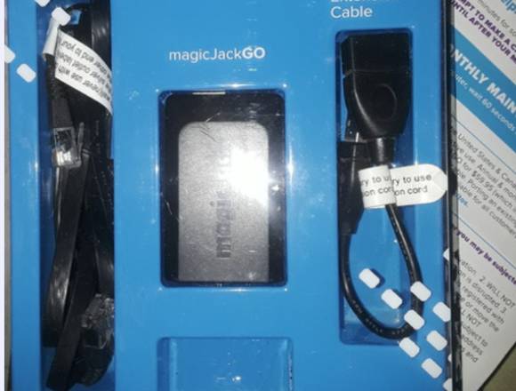 Magic Jack Go. Para llamadas via Internet /modem