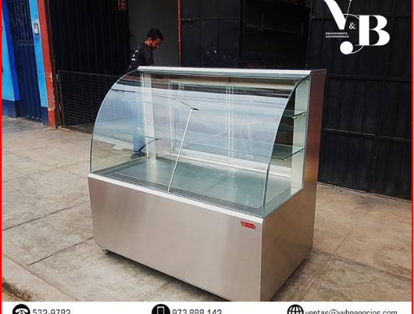 VITRINA REFRIGERADA EN ACERO INOXIDABLE