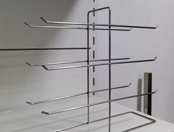 ORGANIZADOR DE SOPORTES PARA PIZZA ACERO INOX