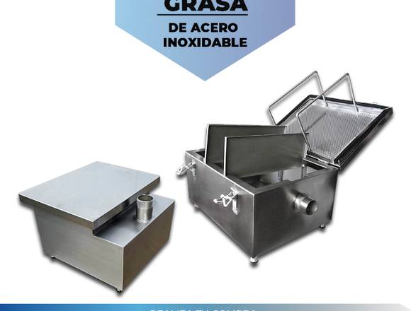 Trampa de grasa para negocios en acero inox