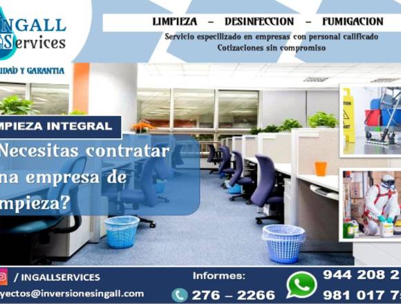 SERVICIO DE LIMPIEZA OFICINAS Y TIENDAS