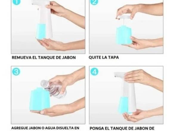 Dispensador de jabón o Antibacterial  automático