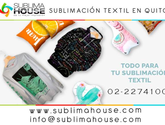 Sublimacion textil en quito