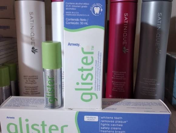 Crema dental glister  amway 