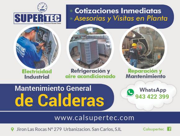 Mantenimiento Integral de Calderas - CALSUPERTEC