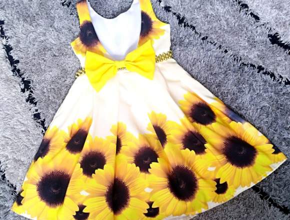 Vestido Girasoles Amarillo