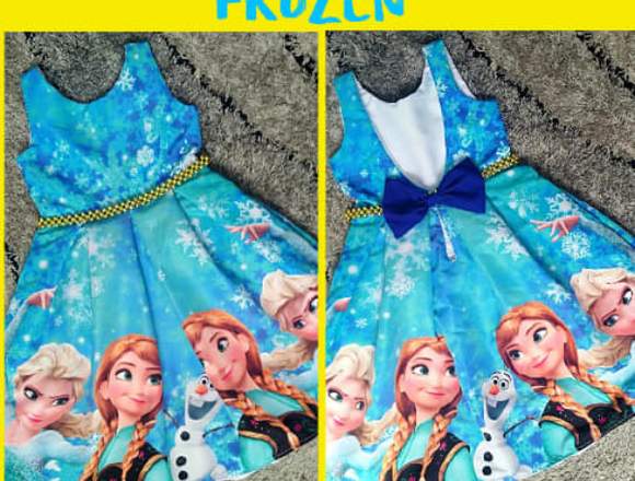 Vestidos de Fiesta Frozen para Niñas