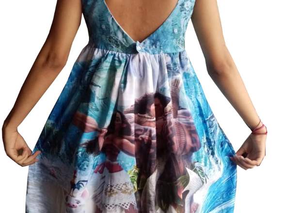 Vestidos de Fiesta Moana para niñas