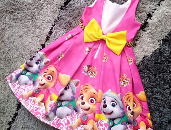 Vestidos de Fiesta Paw Patrol para niñas