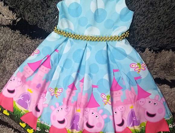Vestidos de Fiesta Peppa Cerdita para niñas