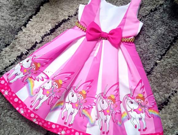 Vestidos de Fiesta Unicornio para niñas