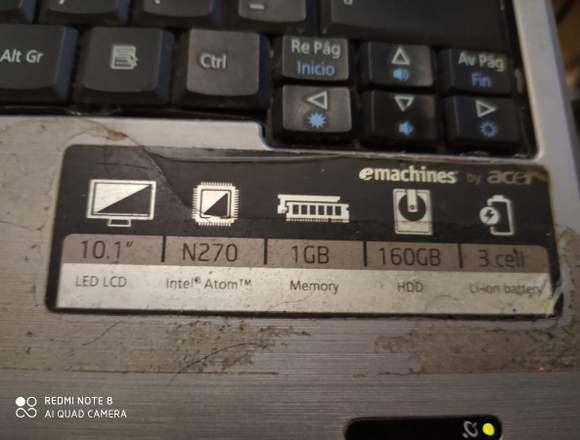 Laptop N270 Emachines