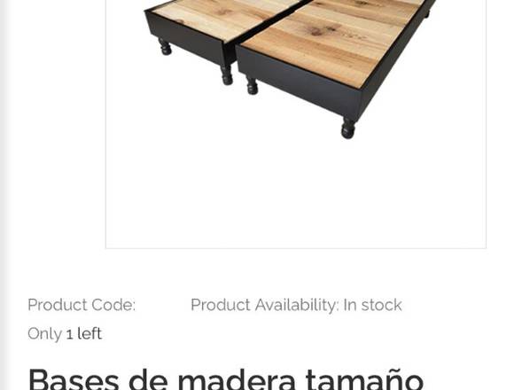 Cama kingsize chocolate en Apodaca