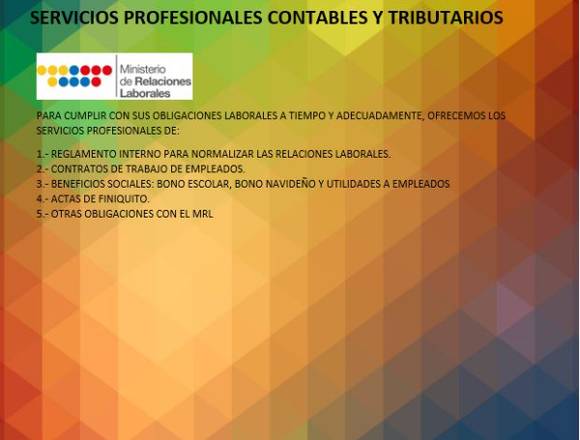 SERVICIOS PROFESIONALES CONTABLES Y TRIBUITARIOS