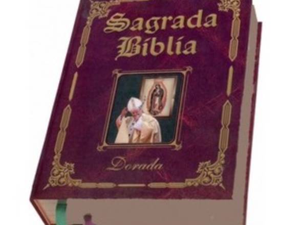 BIBLIA ILUSTRADA DE LUJO Y ATRILES EN MADERA