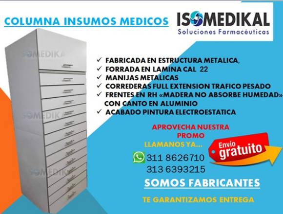 COLUMNA ALMACENAMIENTO DE MEDICAMENTOS