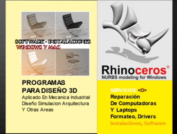 RHINOCEROS 3D software licencia instalacion st