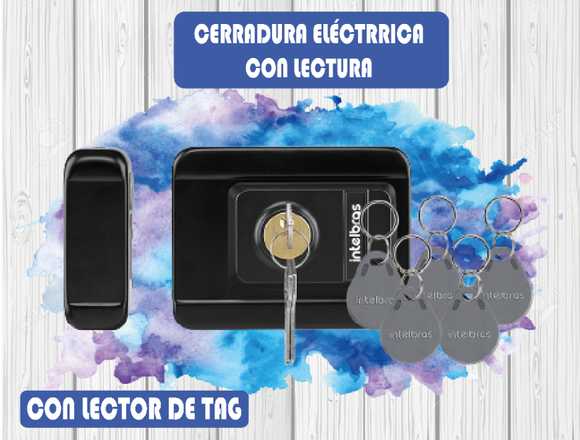 CERRADURA ELÉCTRICA CON LECTOR DE TAG