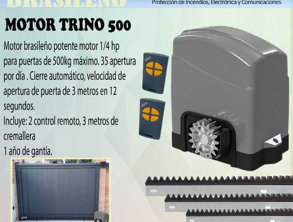 MOTOR BRASILEÑO PARA PUERTA CORREDIZA DE 500KG 